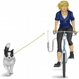 Gancho Para Pasear Perros En Bicicleta Oferta Mf Shop