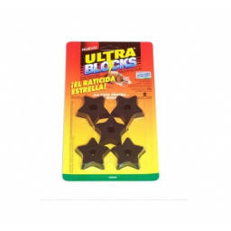 Raticida Ultra 100gr. P/exterior  Blister 5 Blocks