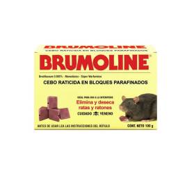 Brumoline Veneno En Granos 100 Grs Para Ratas Y Ratones